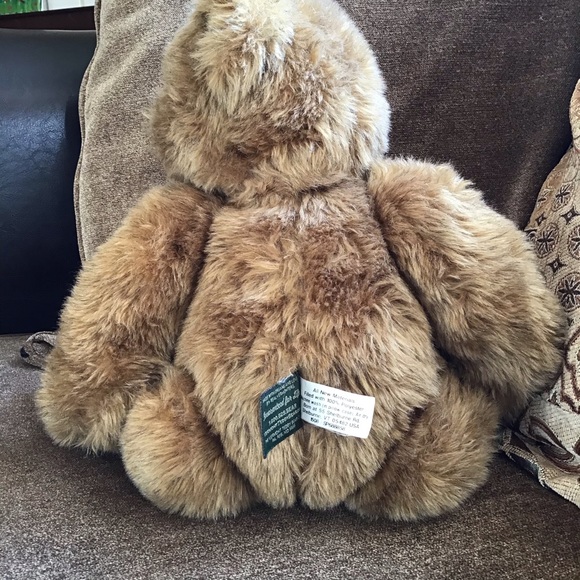 Handmade Jointed Authentic Vermont Classic Teddy Bear (16”) - Picture 2 of 5